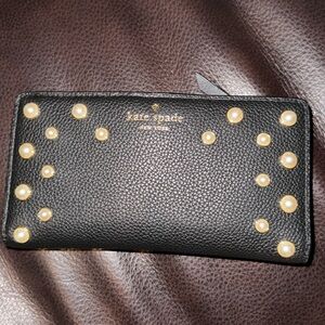 Stacy Serrano place pearl black wallet new with tags